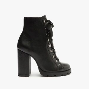 SCHUTZ Black Combat Zhara Bootie (Size 8.5)